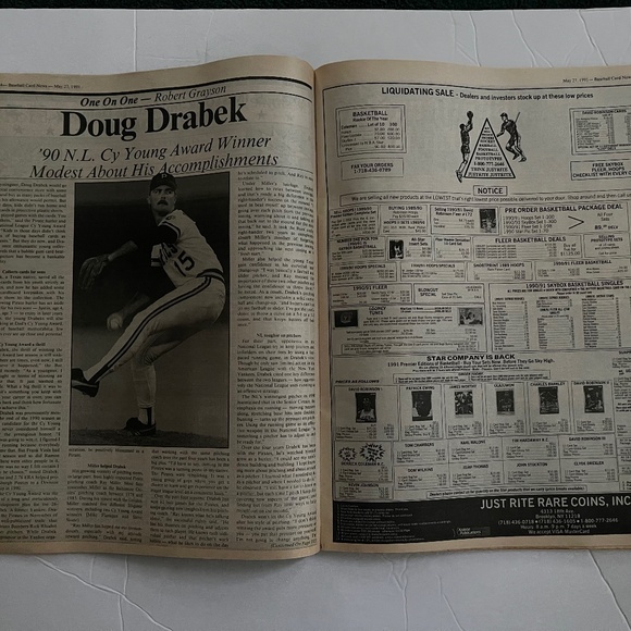 1991 Baseball Card News magazine - Nolan Ryan - Picture 3 of 4